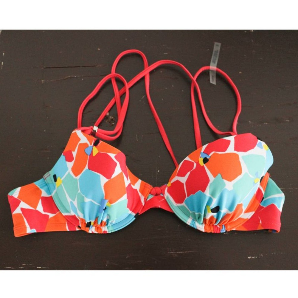 Aerie Bridget Floral Push-Up Bikini Swim Top 36A NWT